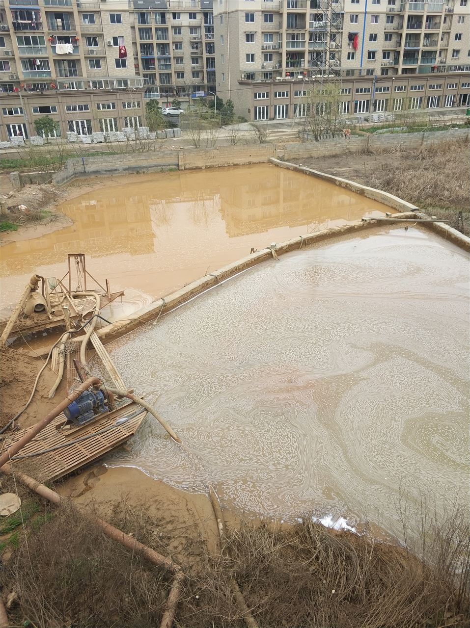 科尔沁右翼中沉淀池淤泥清理-厂区废水池淤泥清淤